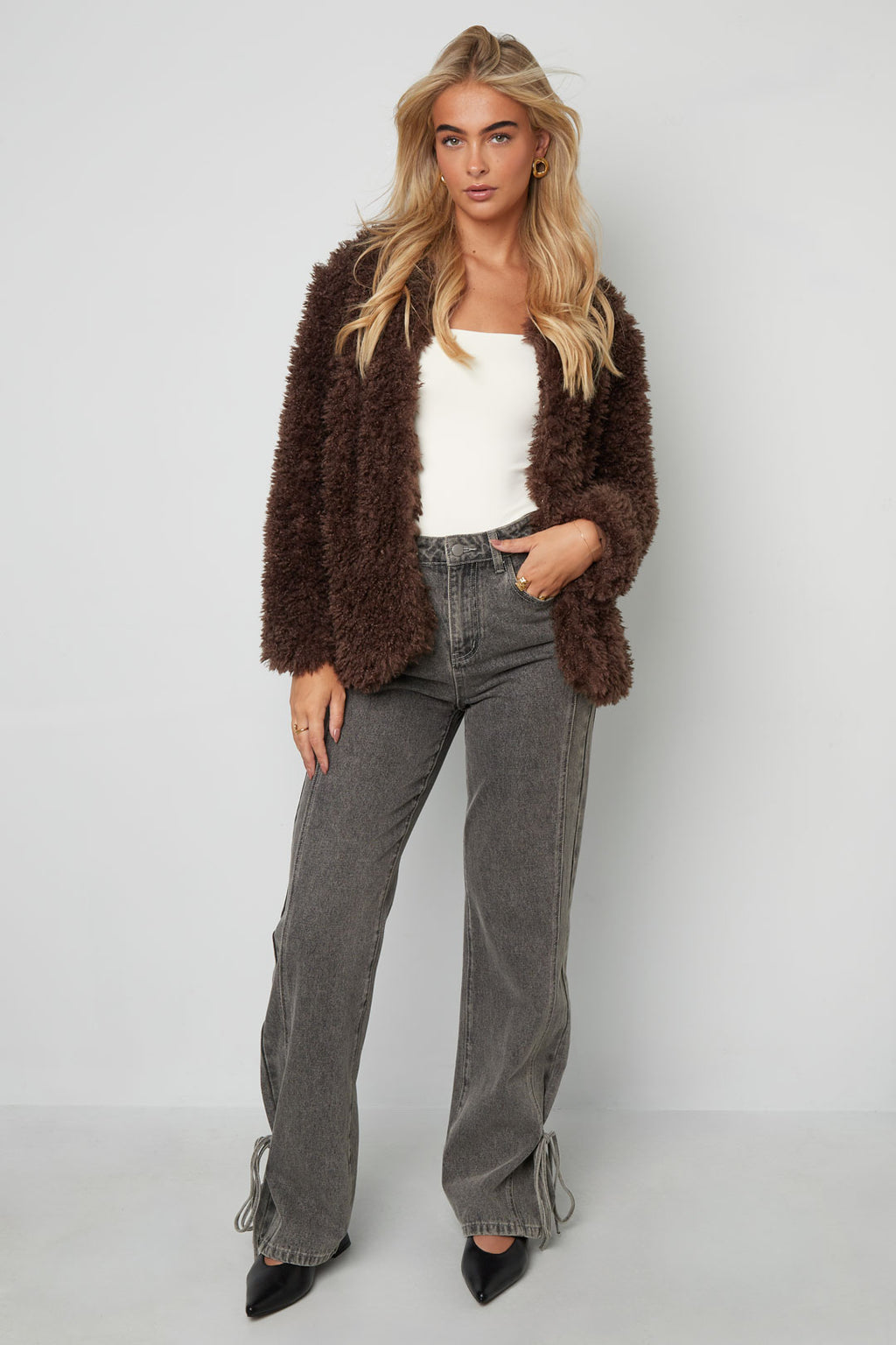 Soft fluffy coat