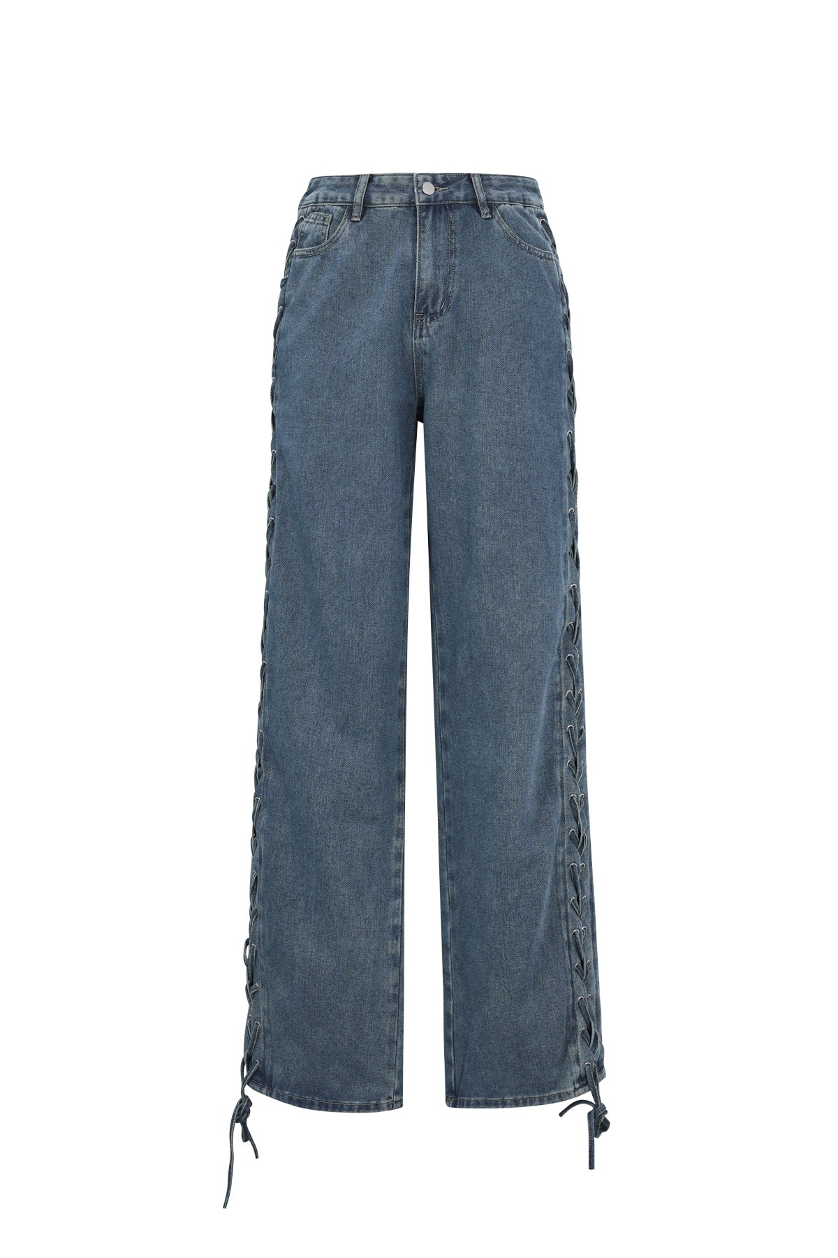 Laced Up Jeans