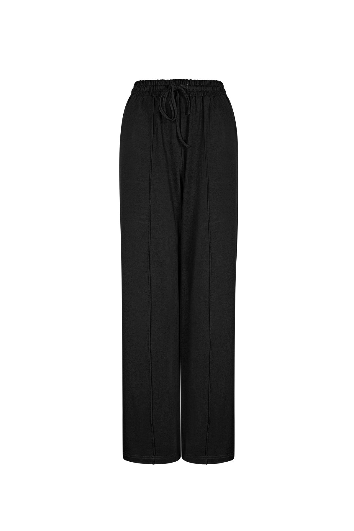Cotton Vrouwen Wide Leg Pants Comfortabele Trekkoord Taille