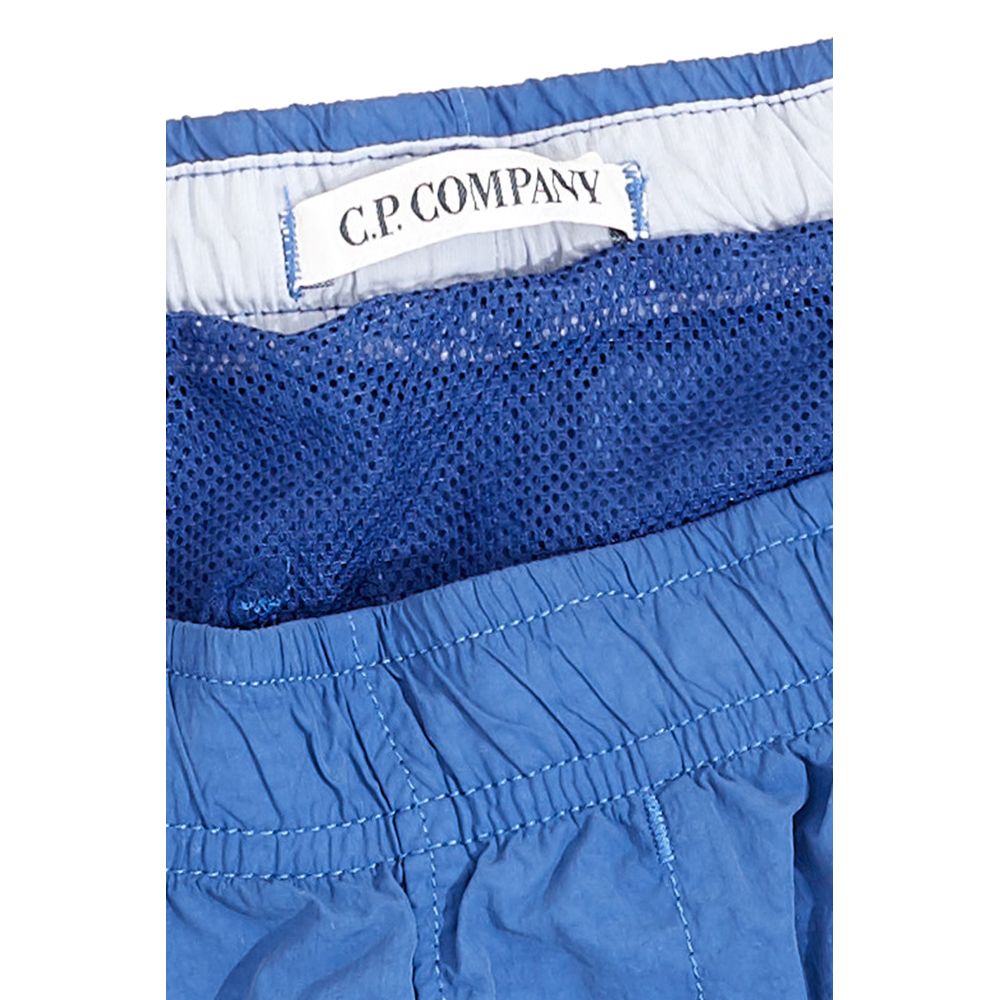 Blue Polyamide Swim Shorts