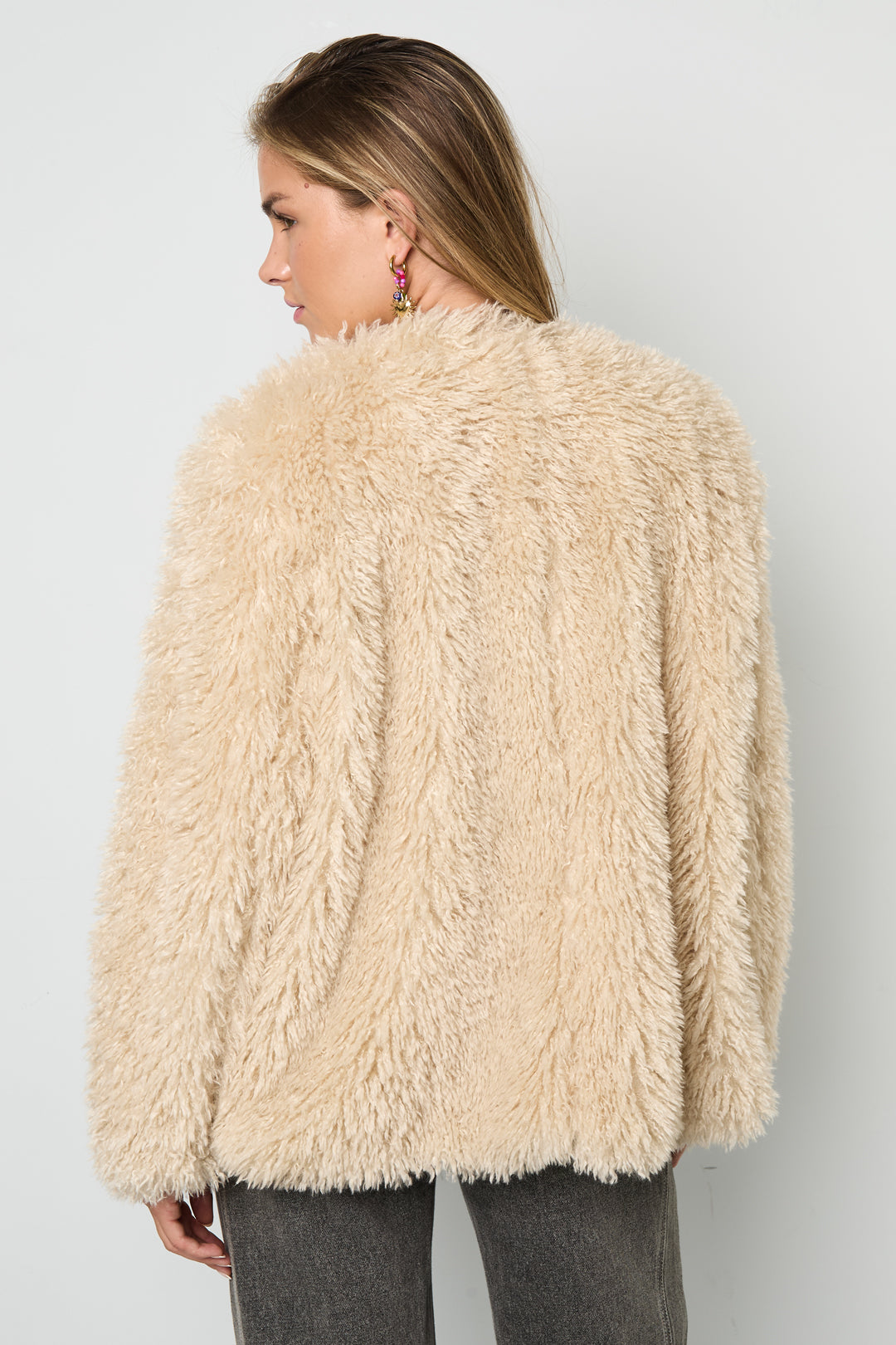 Soft fluffy coat