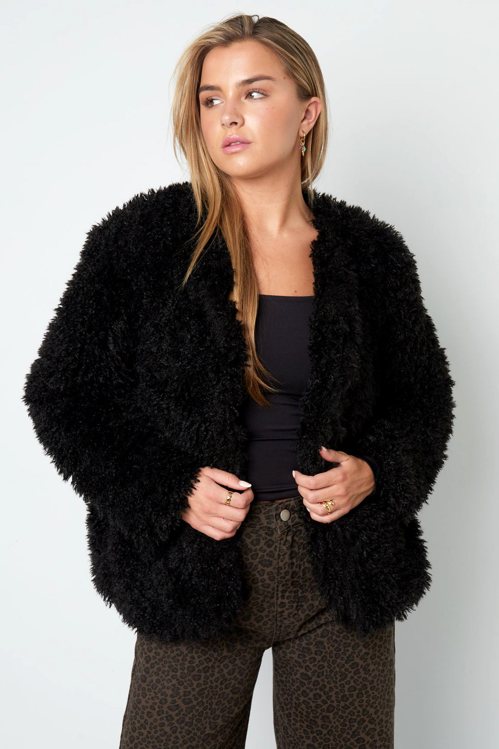 Soft fluffy coat
