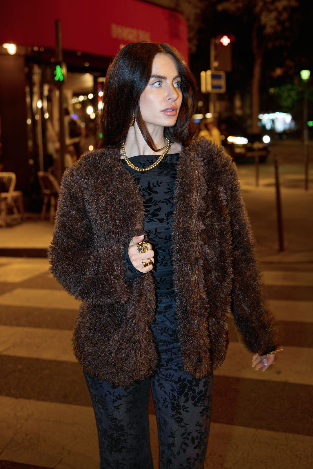 Soft fluffy coat