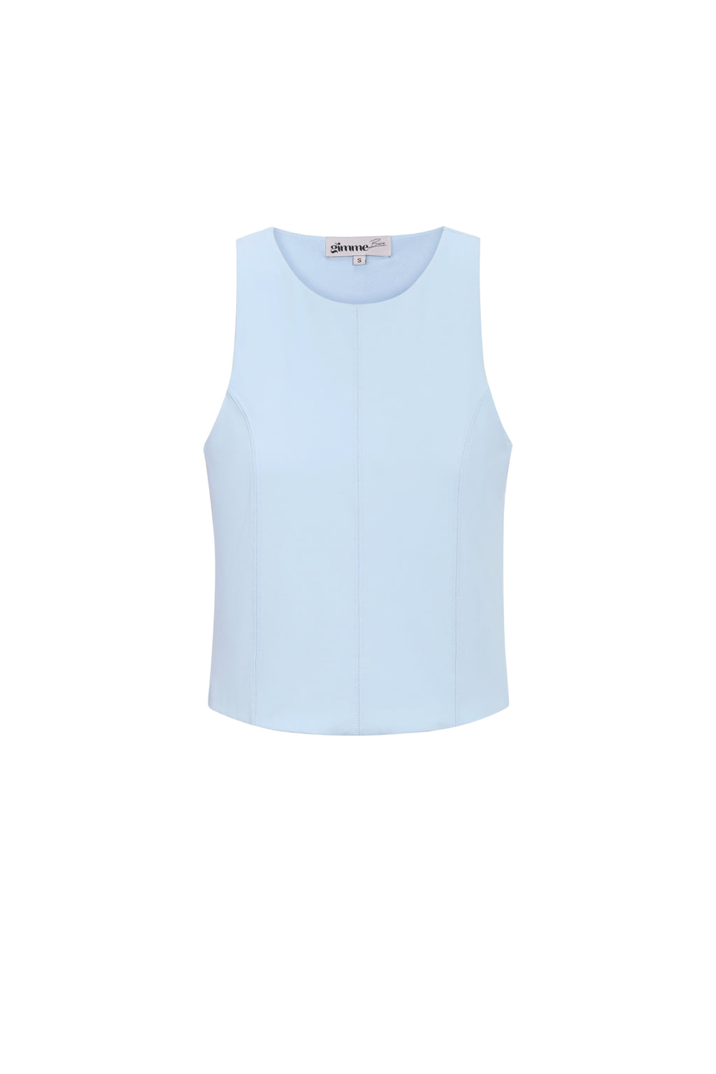 Gebreide Nylon Vrouwen Mouwloze Top Lente/Zomer Basis Solide Kleur